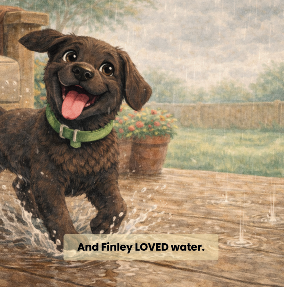 Finley and the Rainy Day