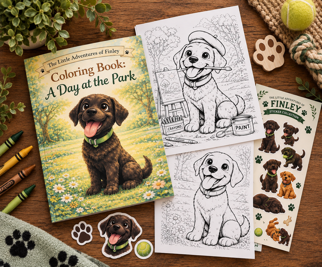 Beyond the Book: Coloring Finley’s World