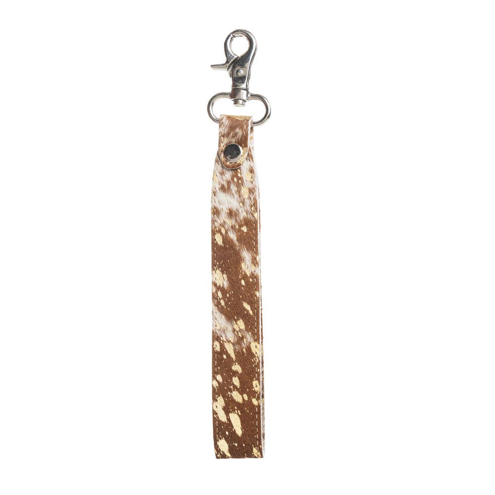 Bullrun Hill Hair-On Hide Key Fob