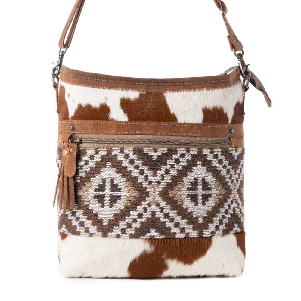Diamondback Trail Western Shoulder Bag- Brown