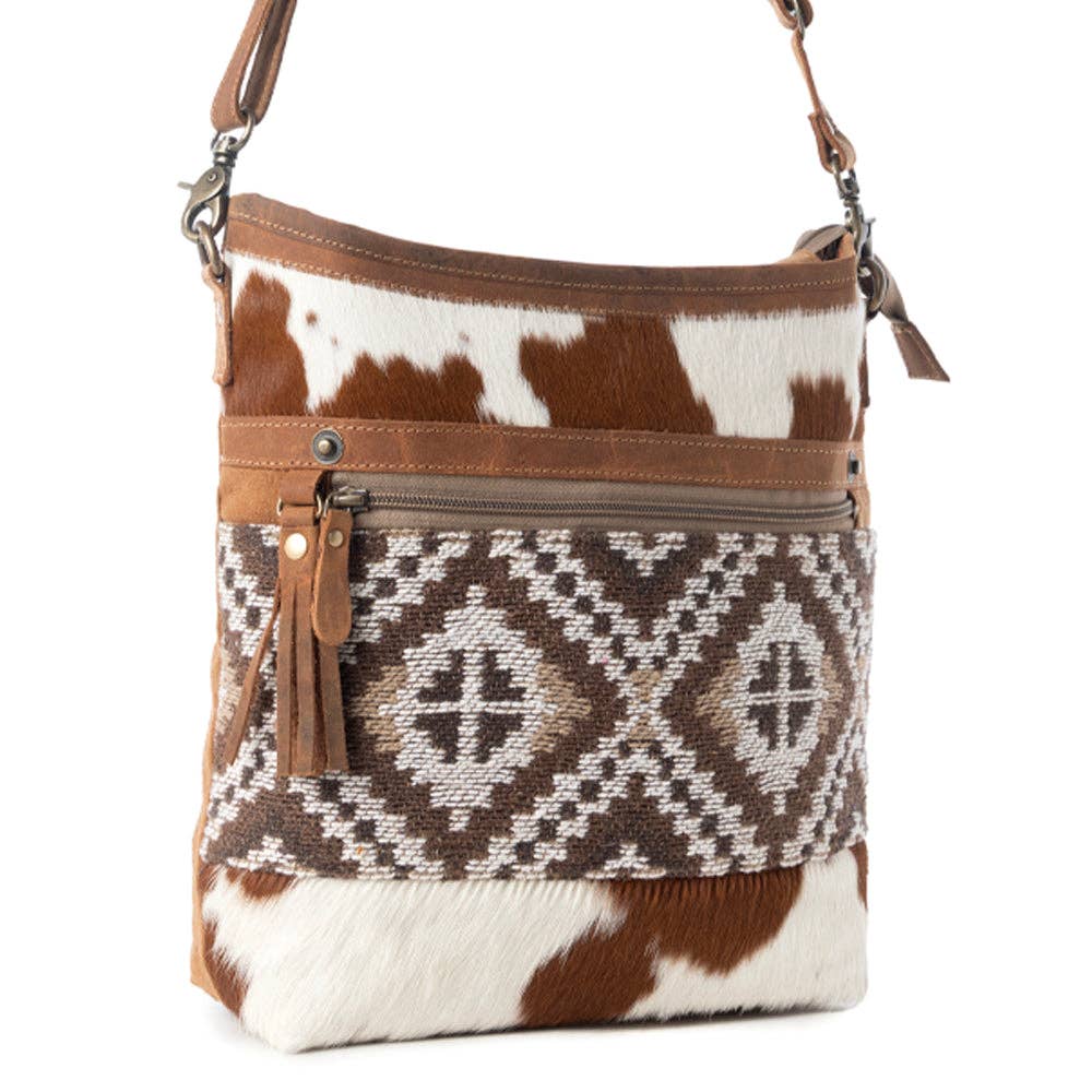 Diamondback Trail Western Shoulder Bag- Brown