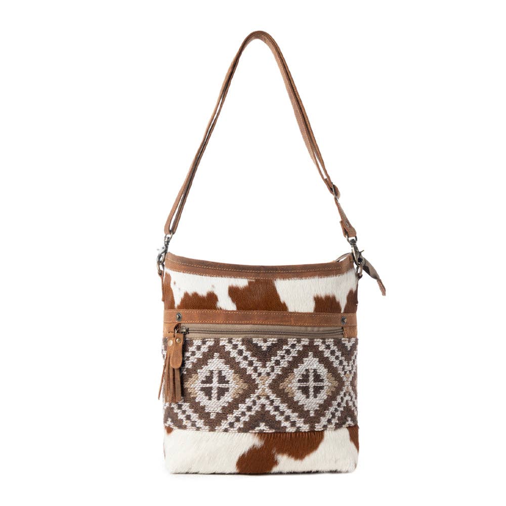 Diamondback Trail Western Shoulder Bag- Brown