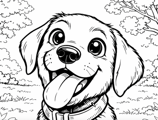 Free Finley Coloring Pages | Park Adventure 🐶🌳