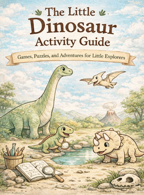 The Little Dinosaur Activity Guide:Games, Puzzles, and Adventures for Little Explorers