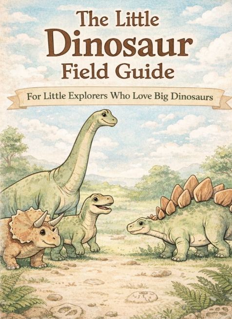 The Little Dinosaur Field Guide Coloring Book: For Little Explorers Who Love Big Dinosaurs
