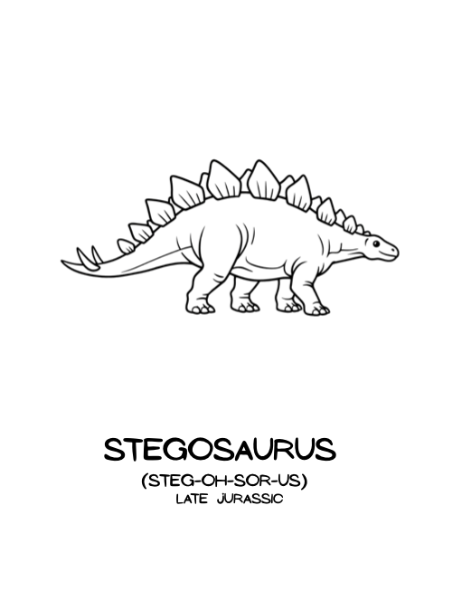 The Little Dinosaur Field Guide Coloring Book: For Little Explorers Who Love Big Dinosaurs