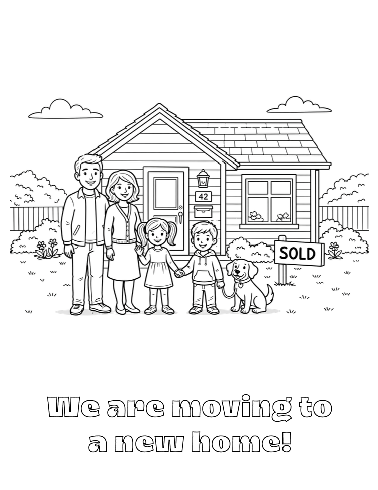 My New Home Adventure Coloring Book (Physical Book)