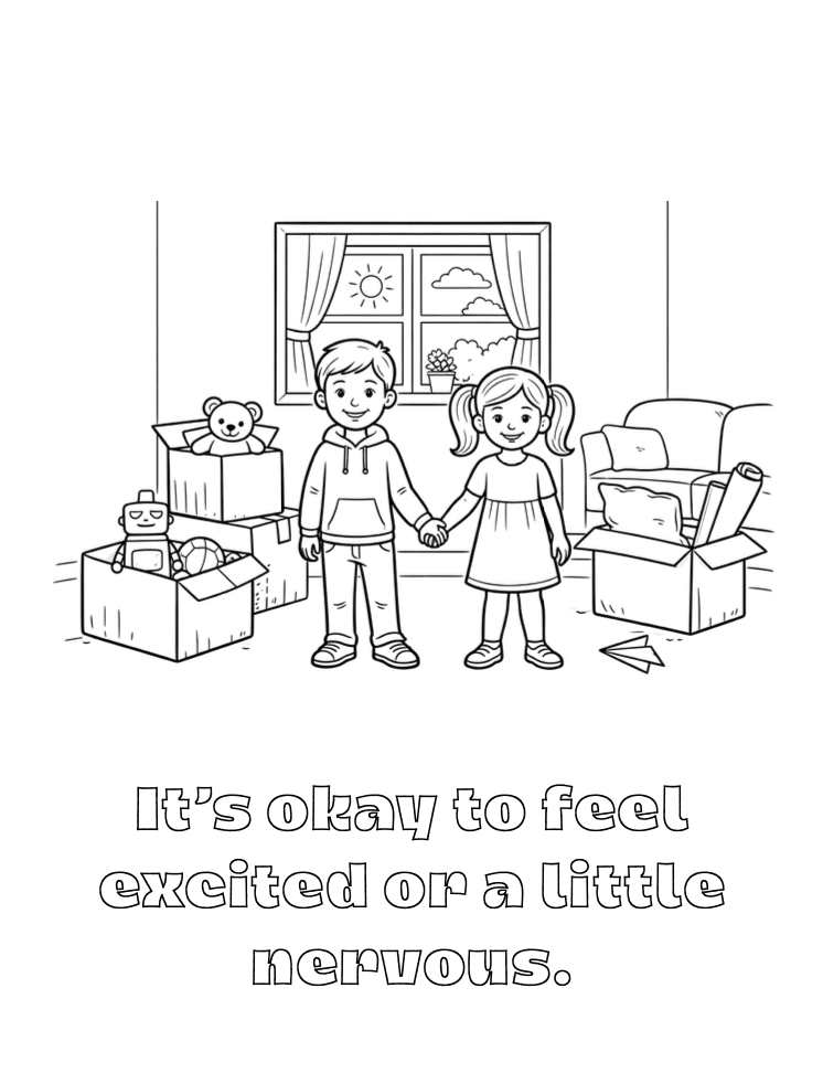 My New Home Adventure Coloring Book (Physical Book)