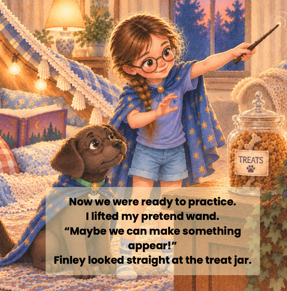 Finley and the Cozy, Magical Night(Amazon)