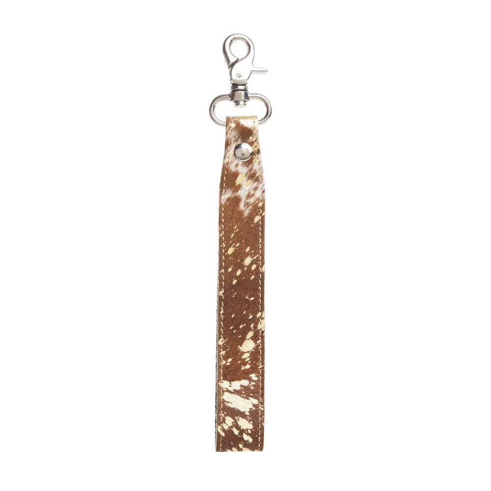 Bullrun Hill Hair-On Hide Key Fob